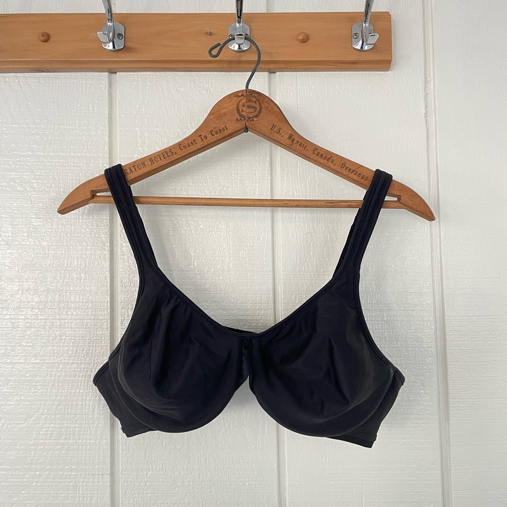 Bali lined underwire bra in black